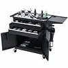 Tattoo Cart with Drawers Multi-Function Trolley Barber Shop Mobile Tool Cabinet