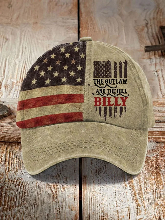The Outlaw And The Hillbilly  Print Hat