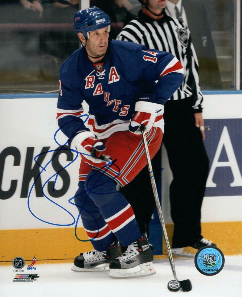 BRENDAN SHANAHAN SIGNED AUTOGRAPH 8X10 Photo Poster painting - NEW YORK RANGERS RED WINGS LEGEND