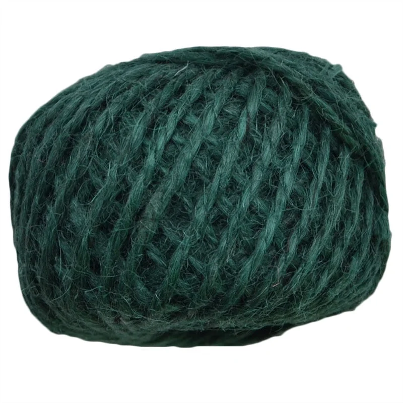 30M Natural Burlap Hessian Jute Twine Cord Hemp Rope String Gift Packing Strings Christmas Event & Party Supplies