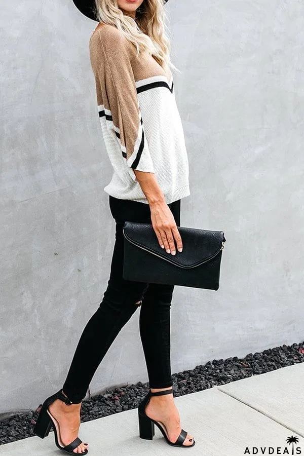 M Shape Bat Shirt Sweater