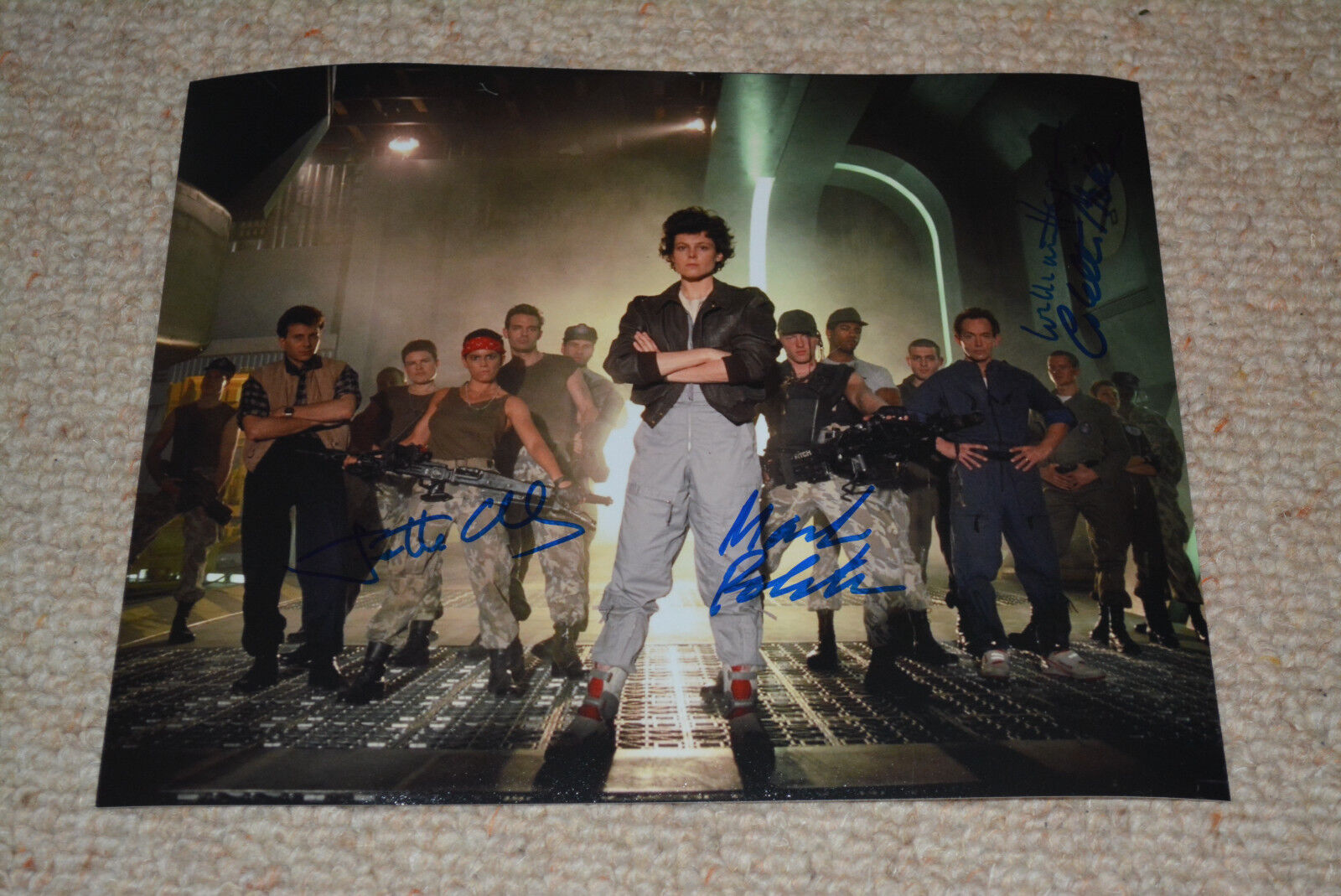 ALIENS CAST 4x signed autograph In Person 8x10 GOLDSTEIN, HILLER , ROLSTON, HOPE