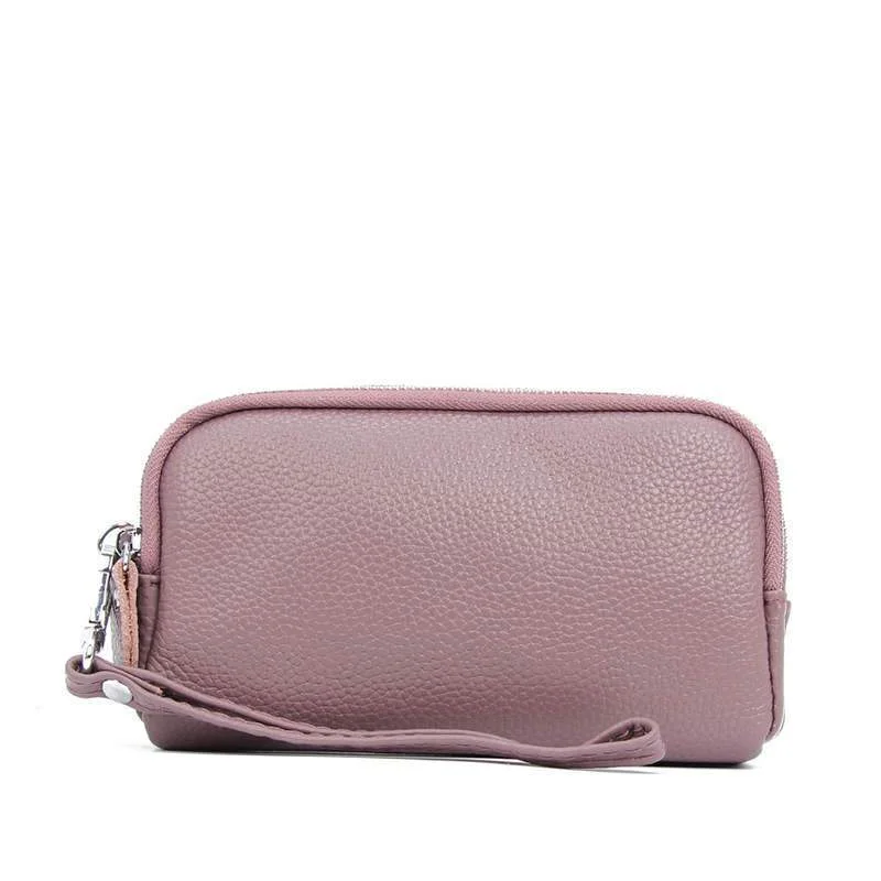 Women's Fashionable Genuine Leather Bags Convenient Wallet Phone Bags