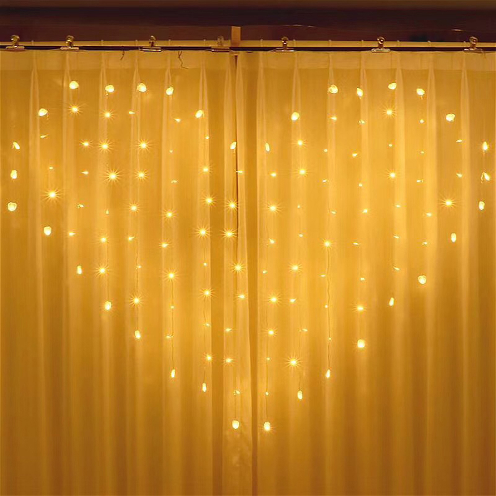 

LED Heart Curtain Battery Fairy Garland-Curtain String Night Light, 501 Original
