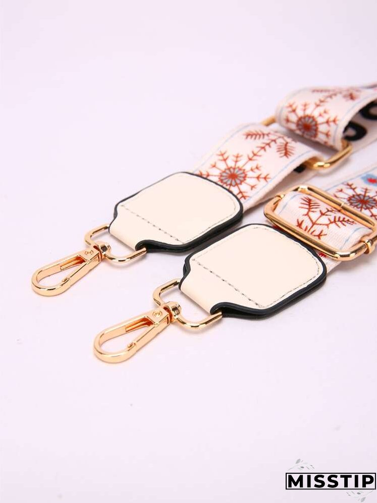 Floral Print Bag Strap