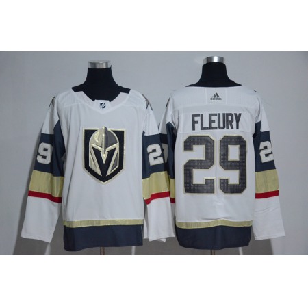 Men's Vegas Golden Knights #29 Marc-Andre Fleury White  Stitched NHL Jersey