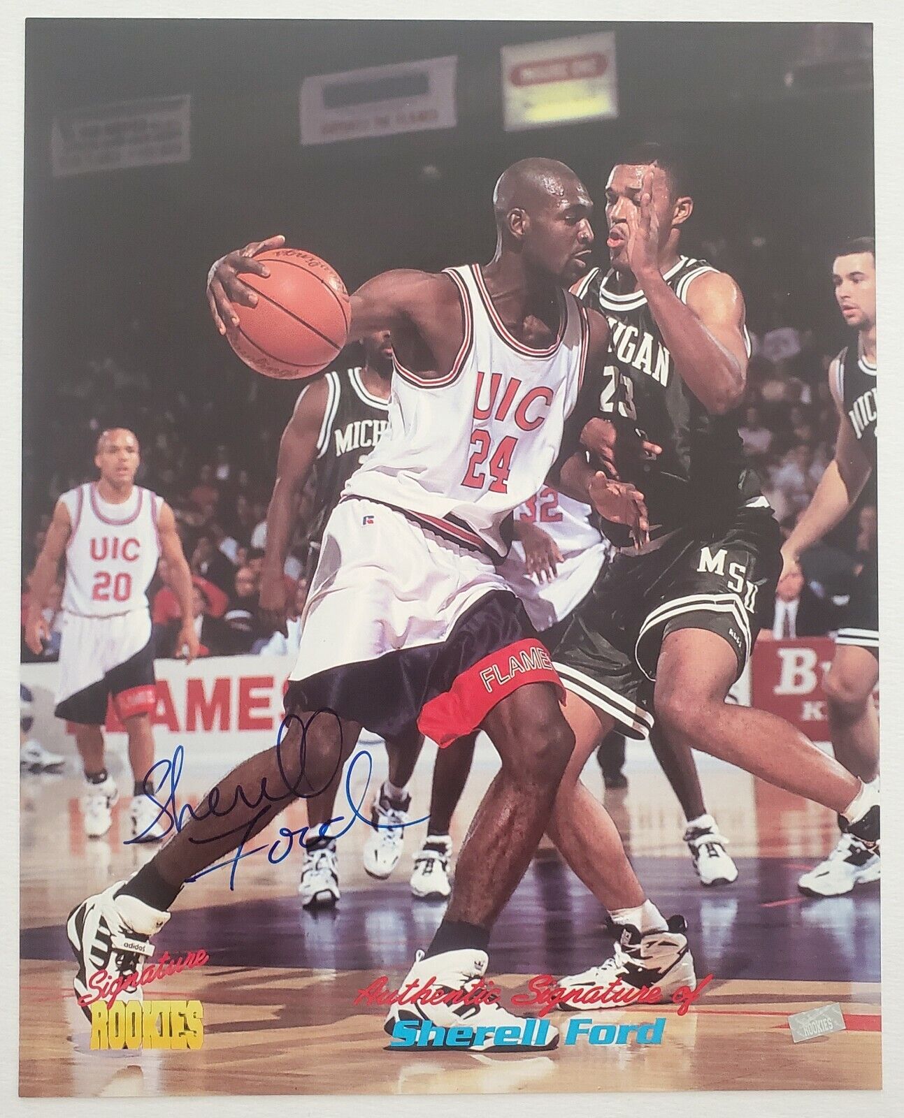 Sherell Ford Signed Signature Rookies 8x10 Photo Poster painting NCAA UIC NBA RAD