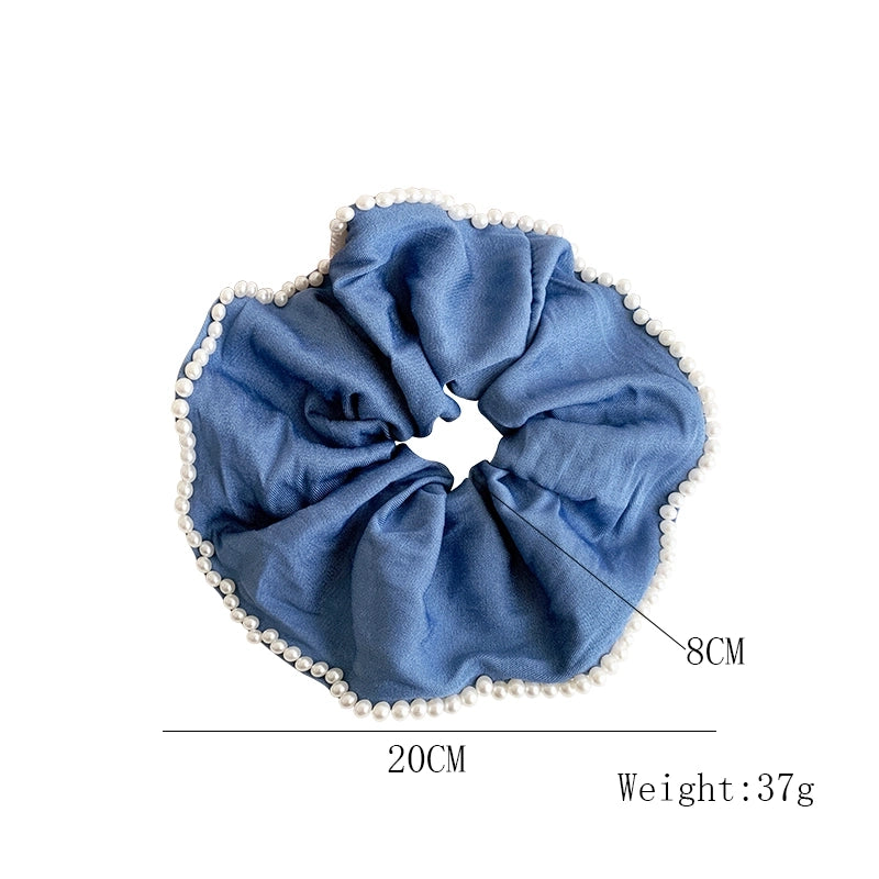 Women’s Minimalist Classic Style Solid Color Cloth Hair Tie