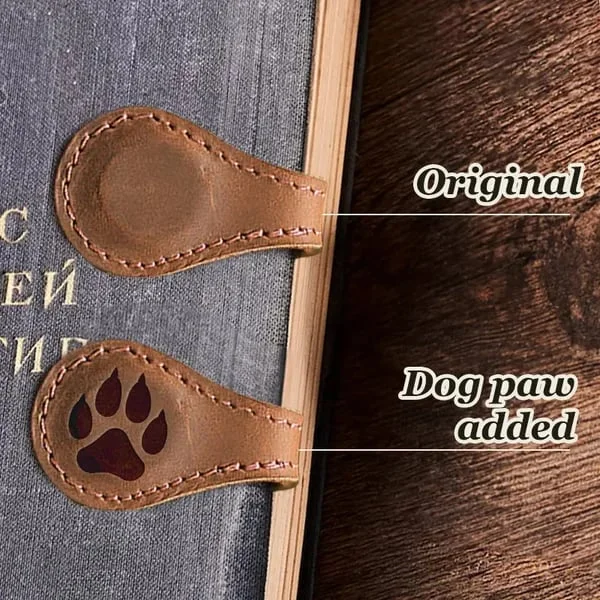 TimelessMark - LAST DAY SALE 75% OFF - Personalized Magnetic Leather Bookmark