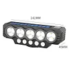 20LED Solar Bicycle Horn Light USB Rechargeable Power Display Bicycle Headlight