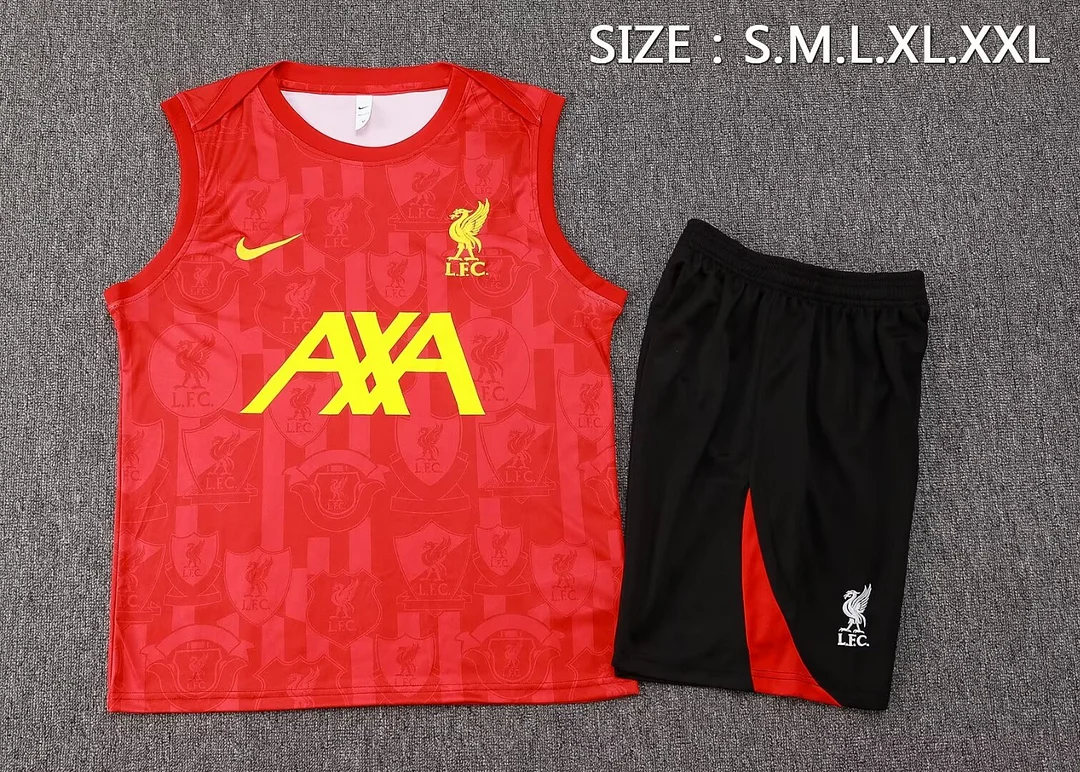 24/25 Liverpool Training Kit Vest Football Shirt Thai Quality