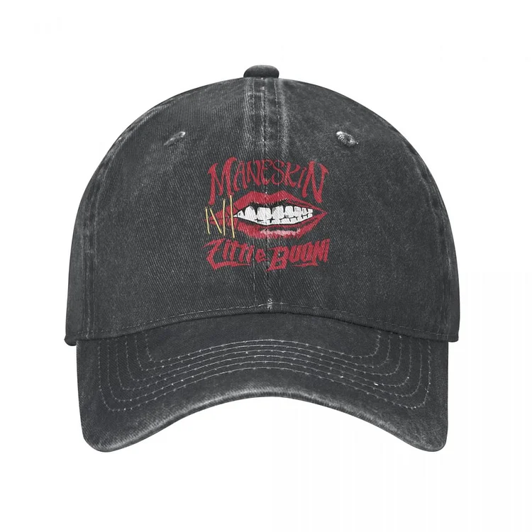 Maneskin Zitti E Buoni Accessories Unisex Style Baseball Cap Distressed Cotton Caps Hat Classic Casquette Dad Hat