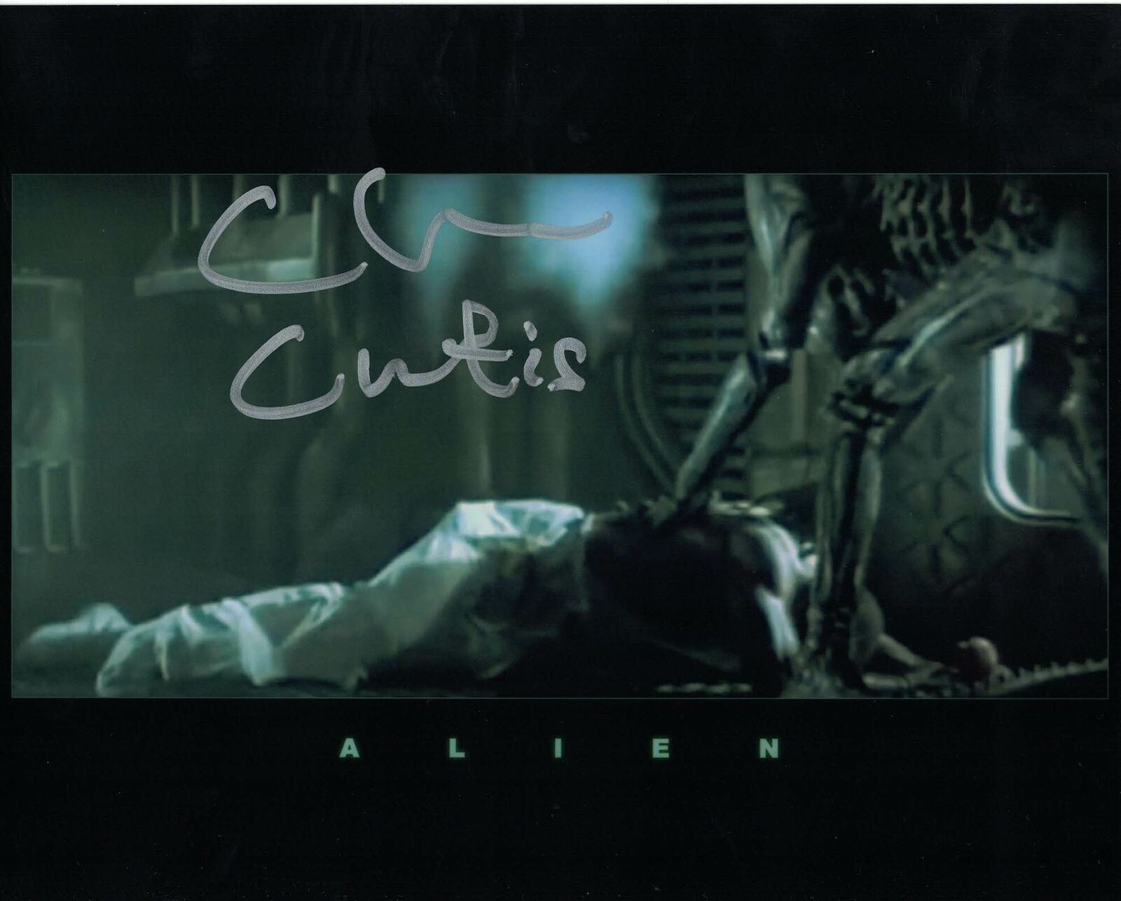 CLIVE CURTIS - stunt double for Parker in Alien hand signed 10 x 8 Photo Poster painting