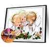 DIY Mosaic Little Angels Full Drill Round Diamond Painting Kit (ASZ108)