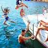 4 Step Boat Rope Ladder Folding Marine Rope Ladder Portable Rope Boarding Ladder