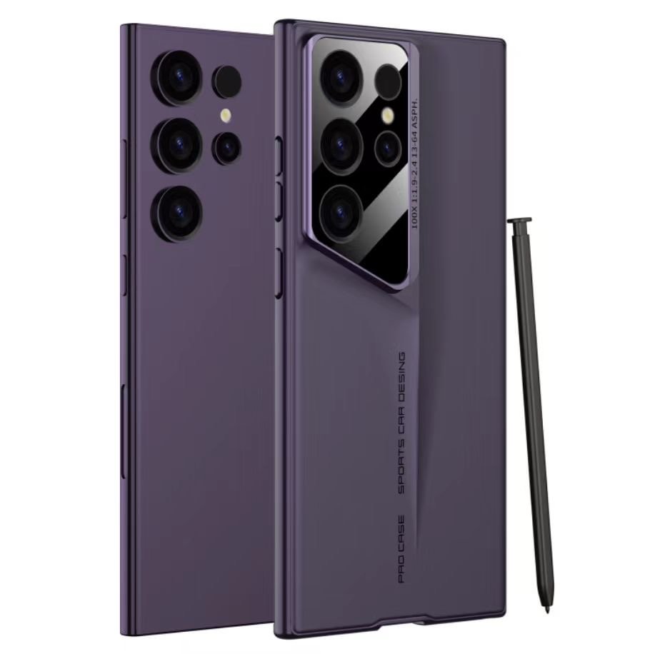 Suitable for Samsung S23/24 mobile phone case bare metal skin-feel mobile phone case