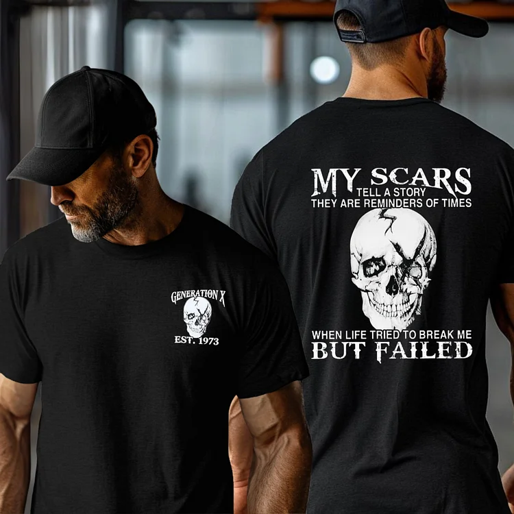 Custom Scars Face Gen X Shirt