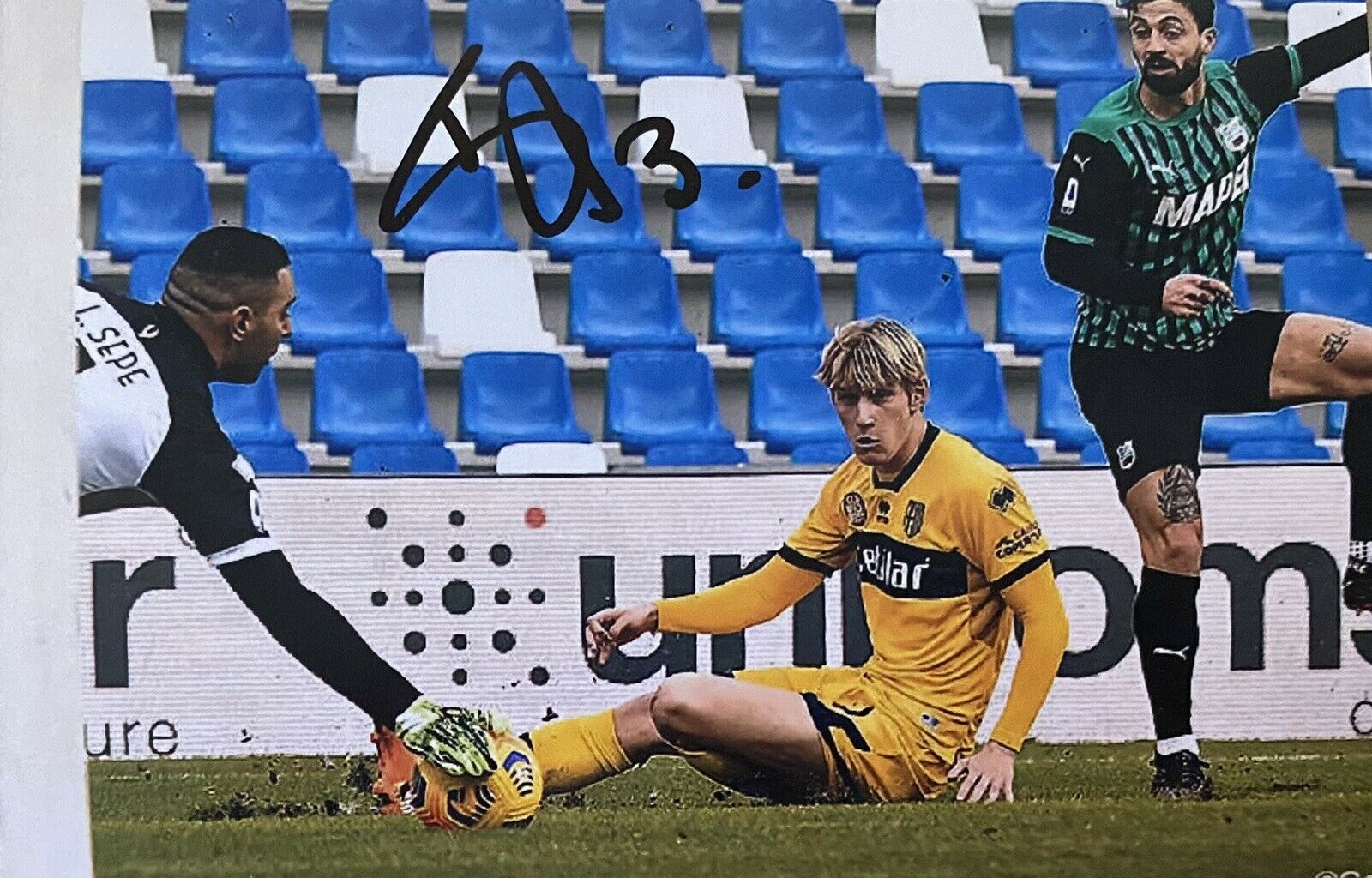 Daan Dierckx Hand Signed Parma 6X4 Photo Poster painting 3