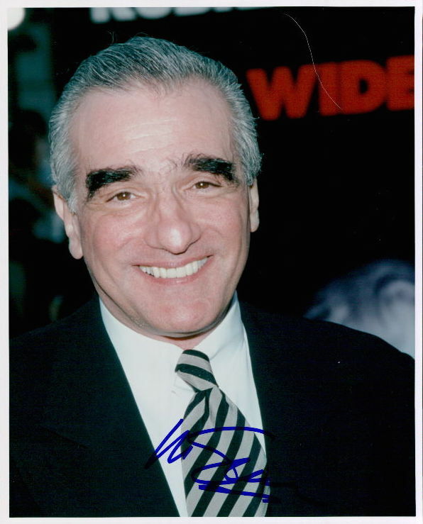 Martin Scorsese in-person signed 8x10 Photo Poster painting COA