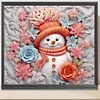 Diamond Painting -DIY Round Drill Snowman