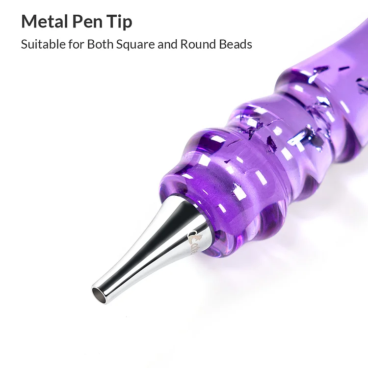 Pink Pens for Diamond Painting Single Tip Basic Diamond Drill Placer Tool  for Round & Square Drills