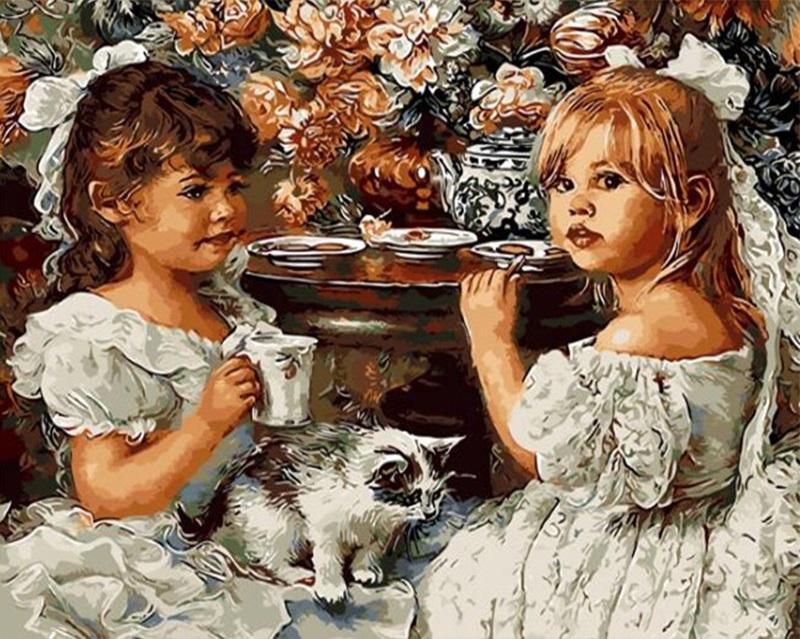 

Girls Figure Modern – Paint By Numbers - 40*50CM, 501 Original