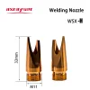 WSX Welding Nozzle for Handheld Gun Head M8 M10 M11 M13 TypeA-H with Wire Feed Laser Welding ND18 Machine 10pcs 1box Axrayser