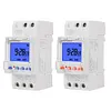Weekly Programmable Digital Timer Switch LCD Time Relay DIN Rail Mount