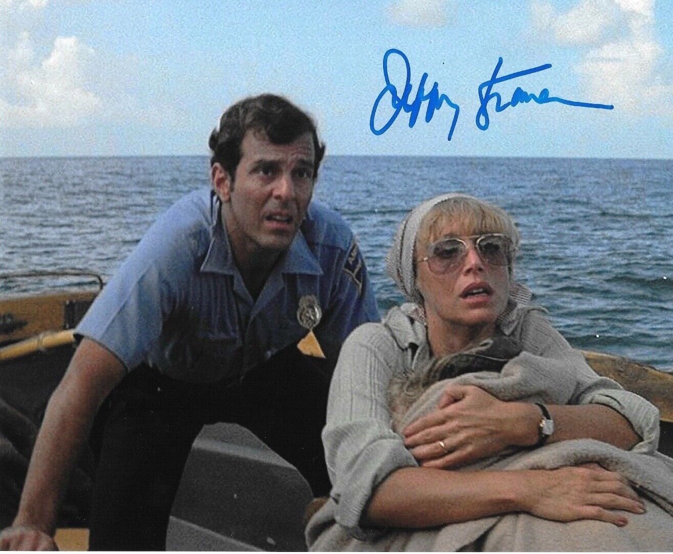 * JEFFREY KRAMER * signed 8x10 Photo Poster painting * JAWS * PROOF * COA * 5