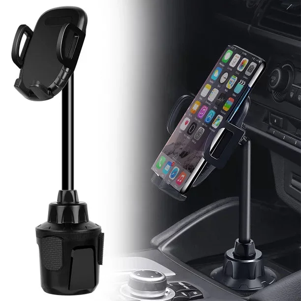 SUPTREE Cell Phone Holder for Car Cup Holder Phone Mount Car Assoceries Universal Adjustable for iPhone Samsung