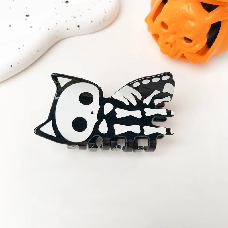 Women’s Cute Funny Halloween Pattern Arylic Hair Claws