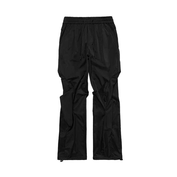 Y2K Sports Pants Function Pioneer Cut Deconstructed Leisure Pleated Pants-luchamp:luchamp