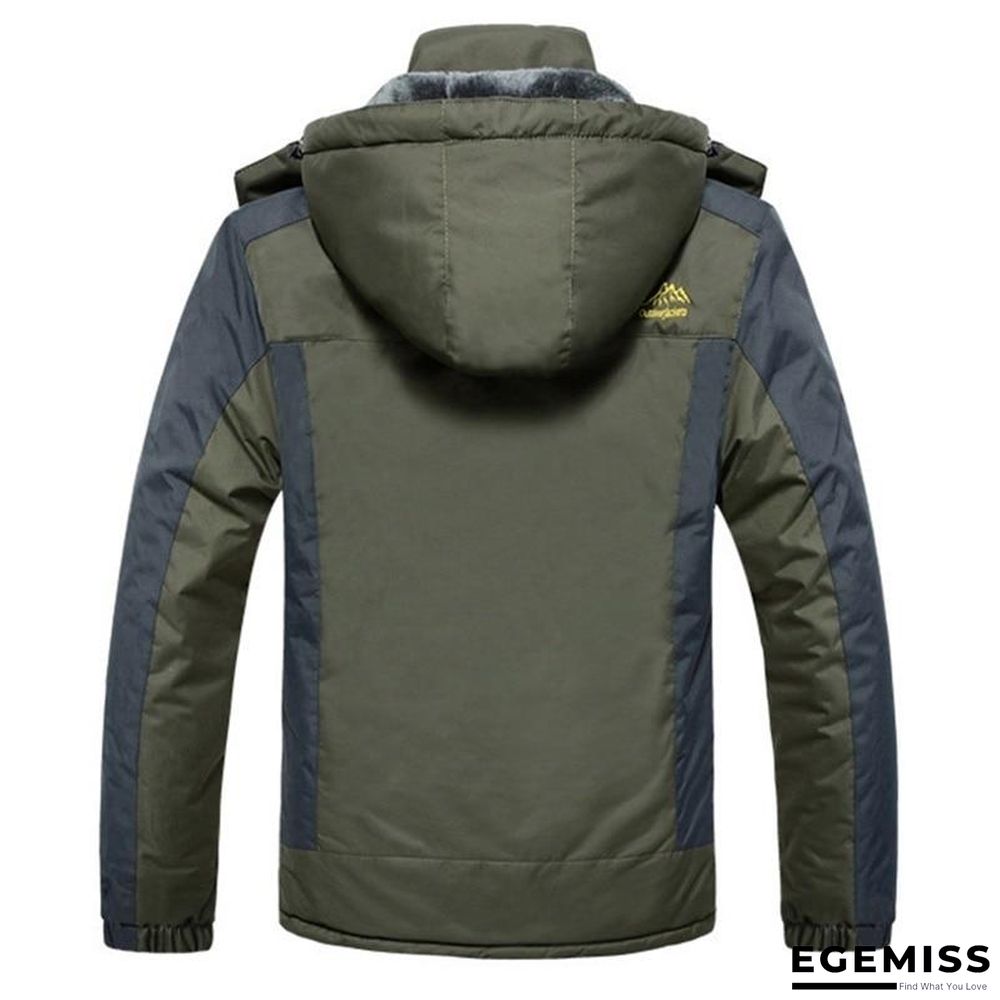 Men Hiking Casual Outwear Warm Hooded Coat Windproof Overcoat Jacket | EGEMISS