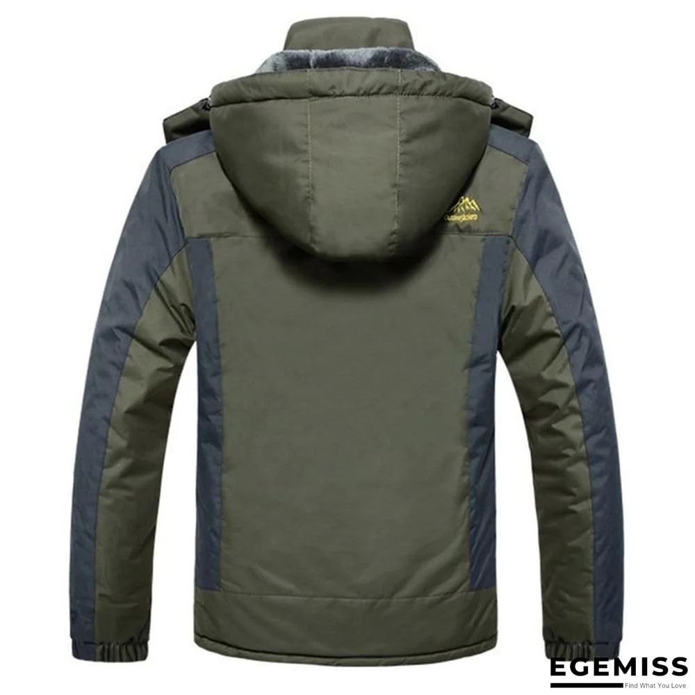 Men Hiking Casual Outwear Warm Hooded Coat Windproof Overcoat Jacket | EGEMISS