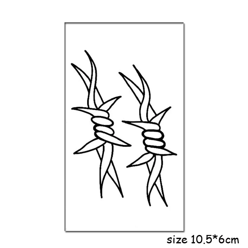 Temporary Tattoo Stickers Sexy Cross English Alphabet Line Fake Tatto Waterproof Tatoo Hand Leg Belly Small Size for Women Men