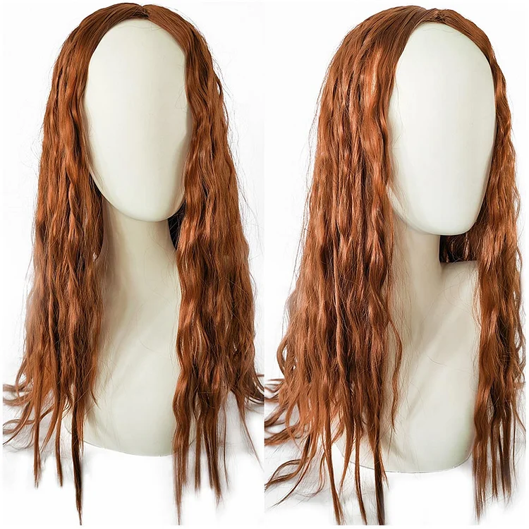 The Little Mermaid Ariel Cosplay Wig Heat Resistant Synthetic Hair Carnival Halloween Party Props