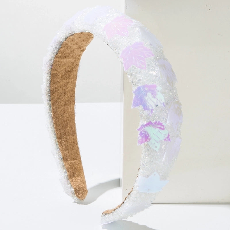 Casual Elegant Women’s Geometry Alloy Cloth Rhinestones Hair Band