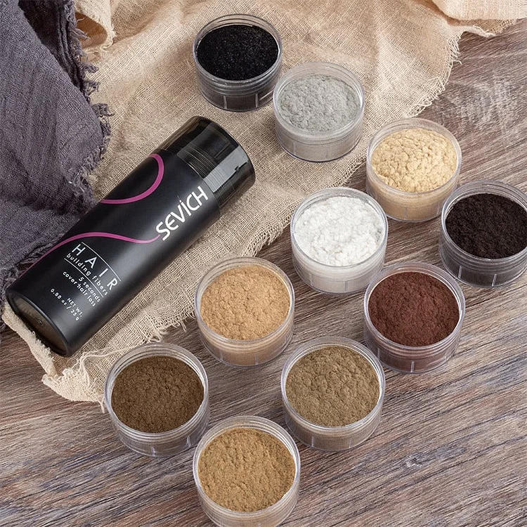 Fluffy fiber powder for hair
