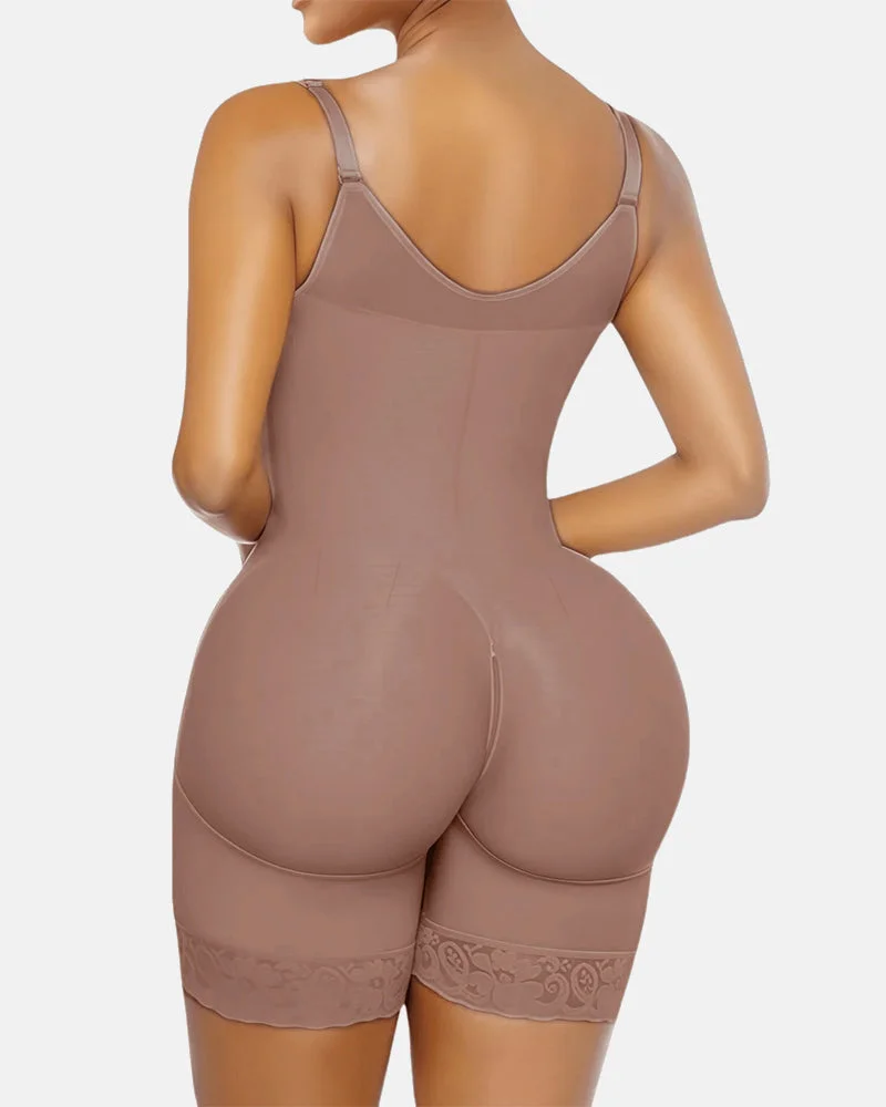 🔥🔥 Extra Plus Size Shaper Bodysuit Tummy Control Shapewear With Bra