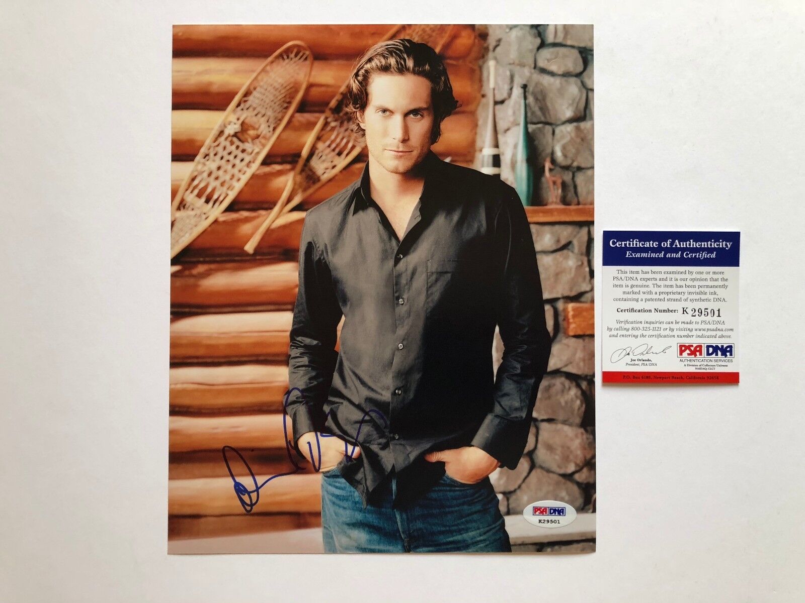 Oliver Hudson Hot! signed autographed 8x10 Photo Poster painting PSA/DNA coa cert