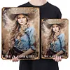 Cowboy Girl - Metal Tin Signs(8*12Inch/12*16Inch)