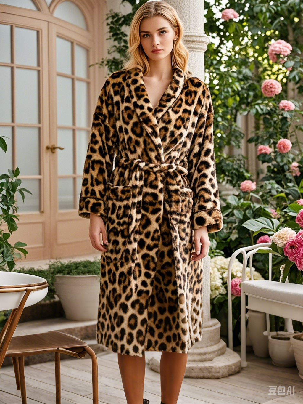 Leopard Changing Robe Women's Leopard Print Robe
