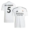 BELLINGHAM #5 Real Madrid Home Soccer Jersey 2024/25