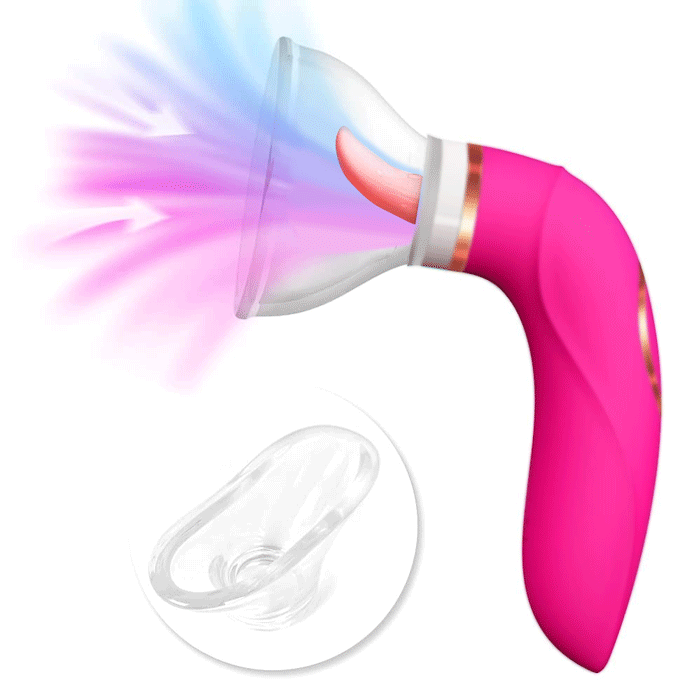 Tongue Licking Vibrators Sex Toy - Rose Toy