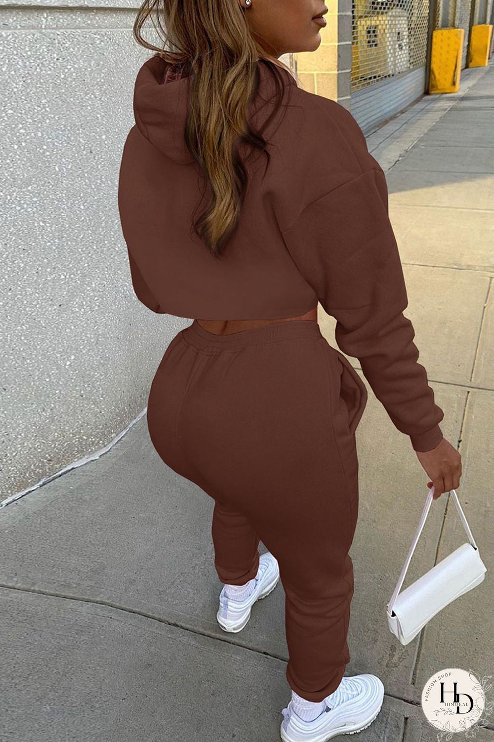 Dark Gray Casual Street Solid Patchwork Hooded Collar Long Sleeve Three Pieces