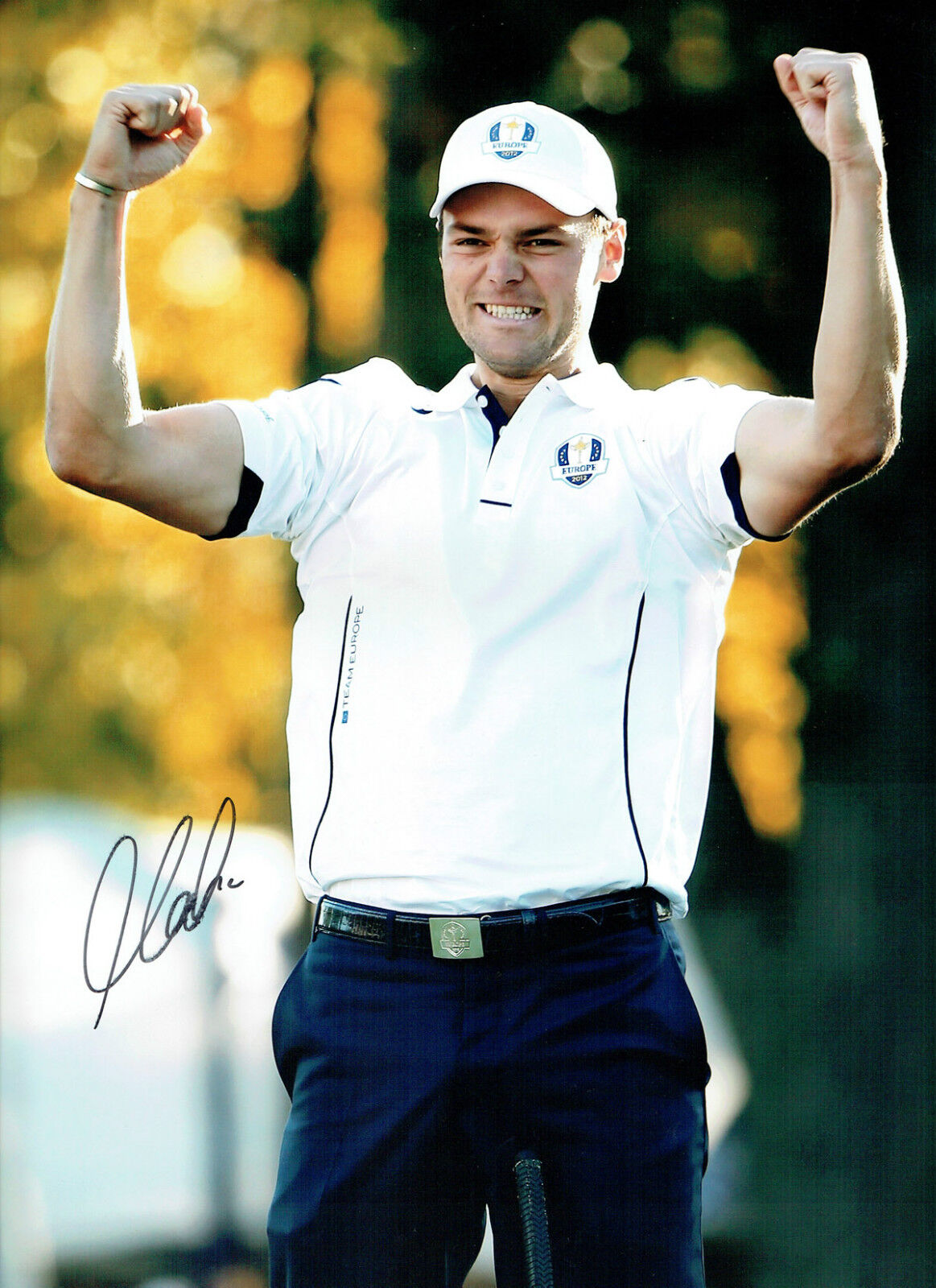 Martin KAYMER Signed Autograph 16x12 Ryder Cup Winner GOLF Photo Poster painting AFTAL COA