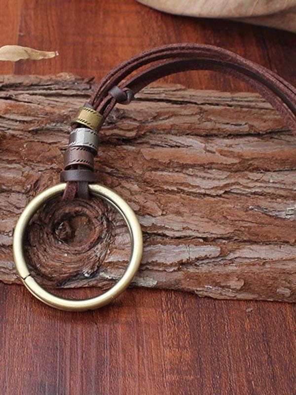 Bohemia Double ring pendants Necklaces