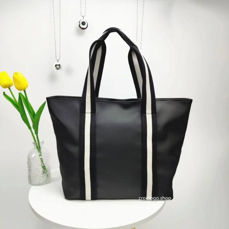 Fashion Luxury Brand Design Ladies Trend PVC Waterproof Shoulder Handbag Tote Bag Large Capacity Shopping Travel Beach Bag