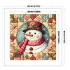 Xmas Snowman-11CT Stamped Cross Stitch 40*40cm