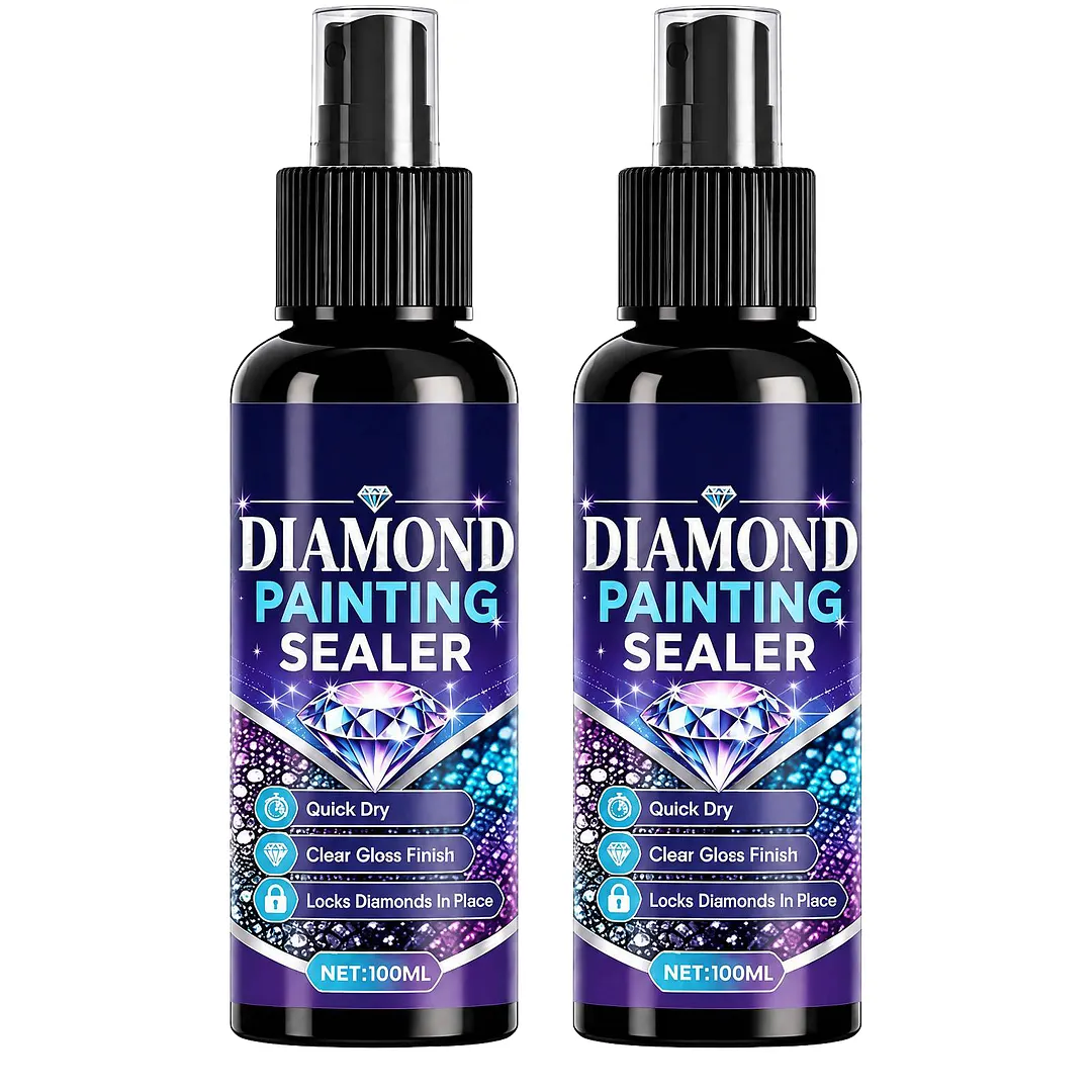 Diamond Painting Sealer Spray Quick Dry Clear Gloss Finish for Diamond Art